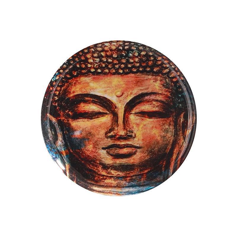 Atherin Buddha Face Printed Metal Wall Plate media 7