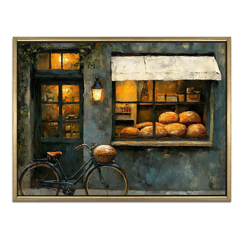 Fresh Loaves Canvas Wall Painting With Frame media 3