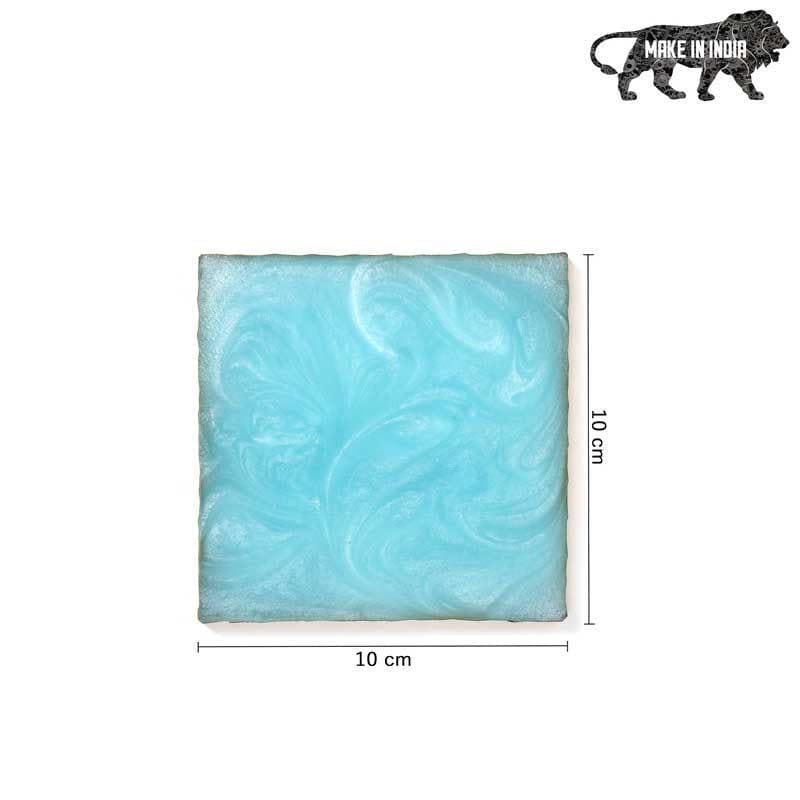 Marble Swirl Coaster (Sky) - Set Of Six media 3