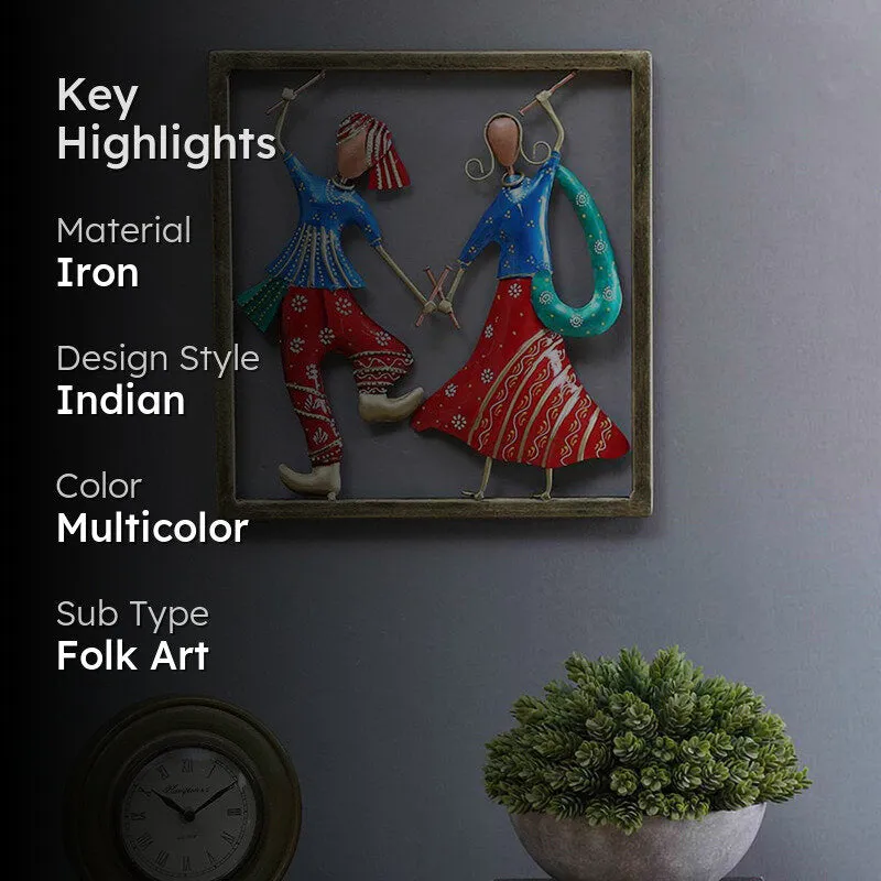 Folk Dancers Iron Wall Accent media 2