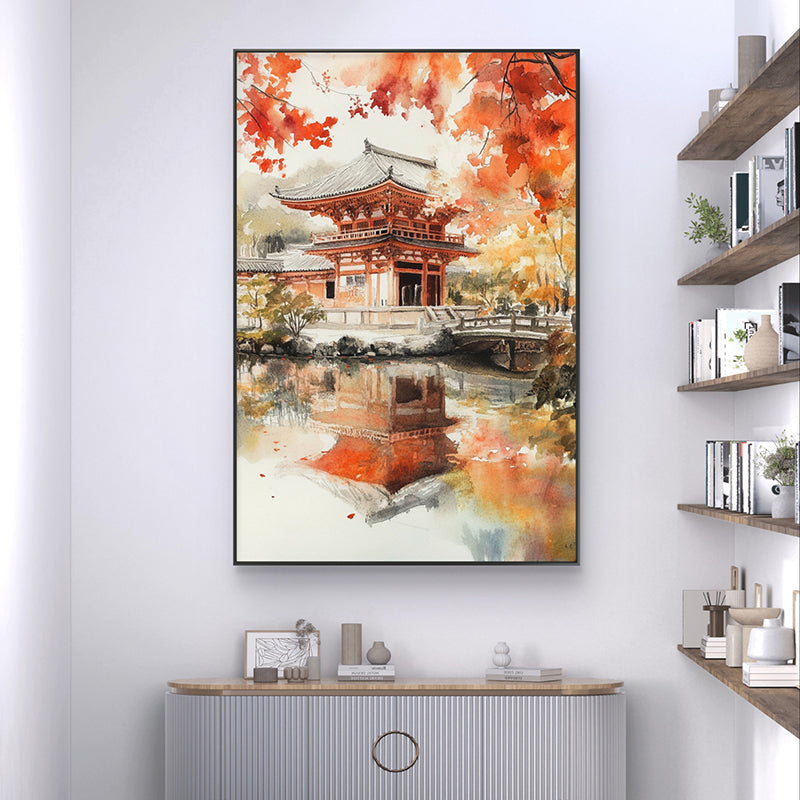 Geisha Gardens Wall Painting