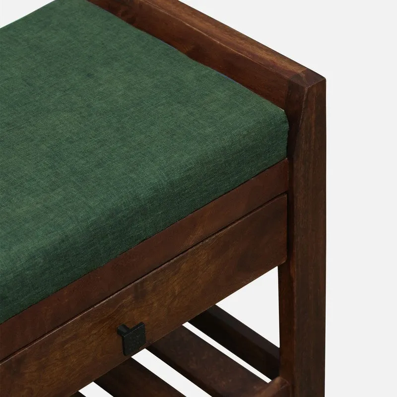 Harbor Nest Mango Wood Shoe Rack - Green media 6