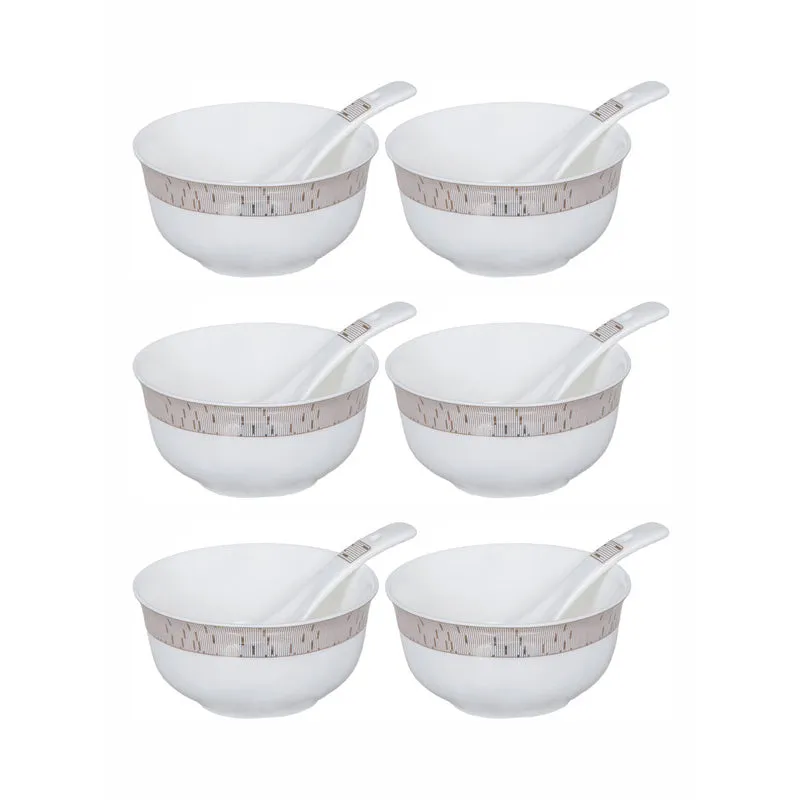Calypo Serving Bowl With Spoon (280 ML) - Twelve Piece Set media 4