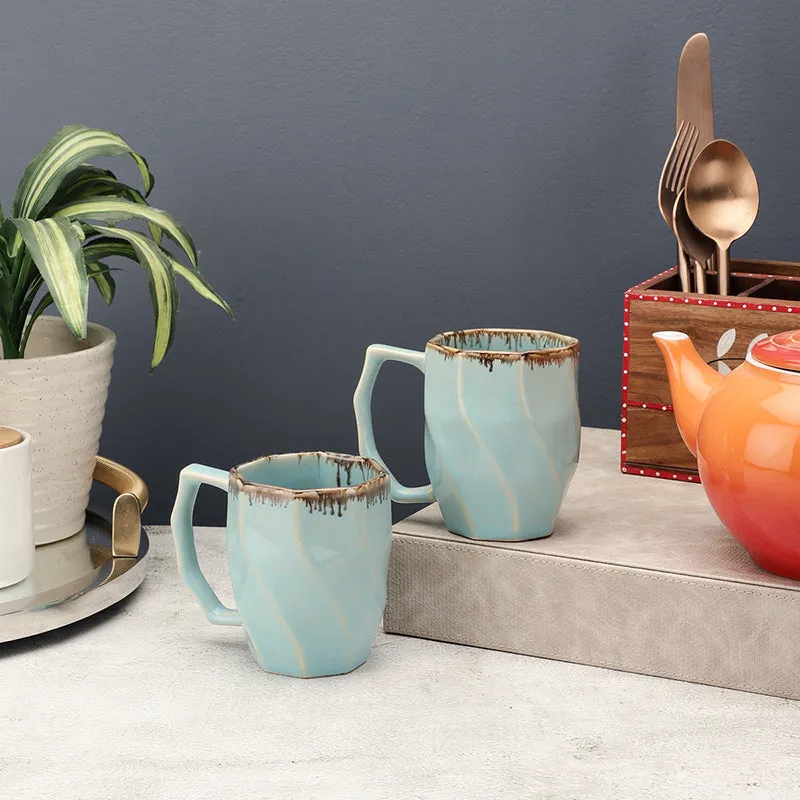 Casablanca Ceramic Tea Cup (250 mL Each) - Set of Two media 1