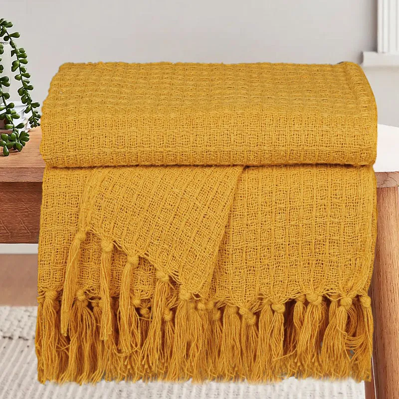 Hearth Flow Throw - Yellow media 4