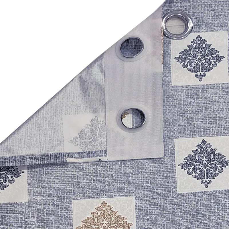 Reynard Geometric Artificial Silk Curtain media 8