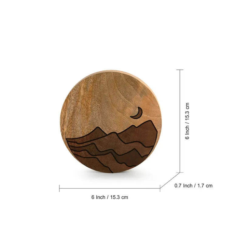 Moonlit Dunes Mango Wood Wall Accent media 6