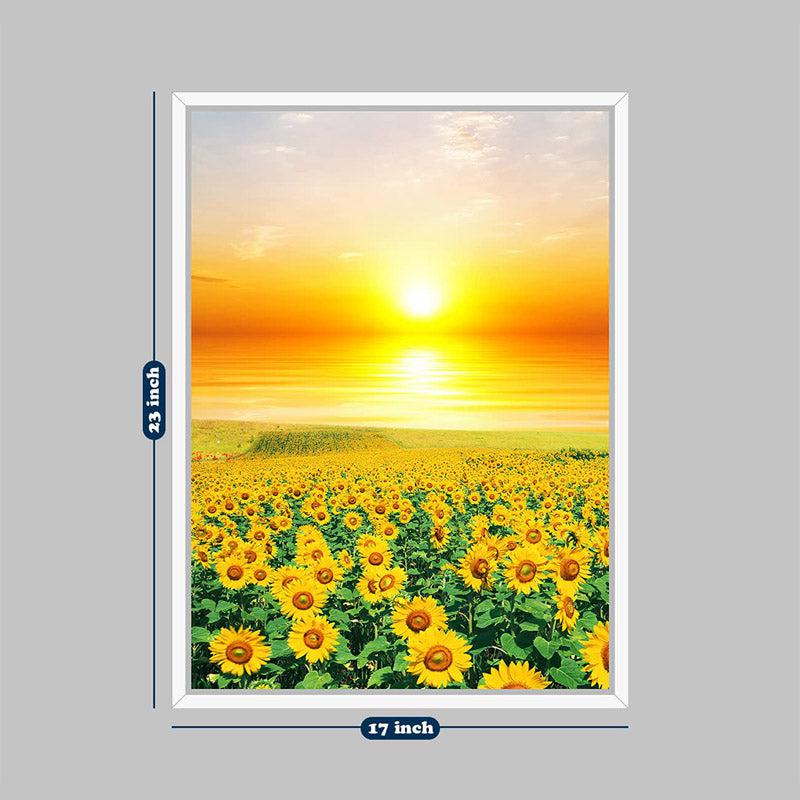 Sun Garden Cotton Canvas Wall Art media 6