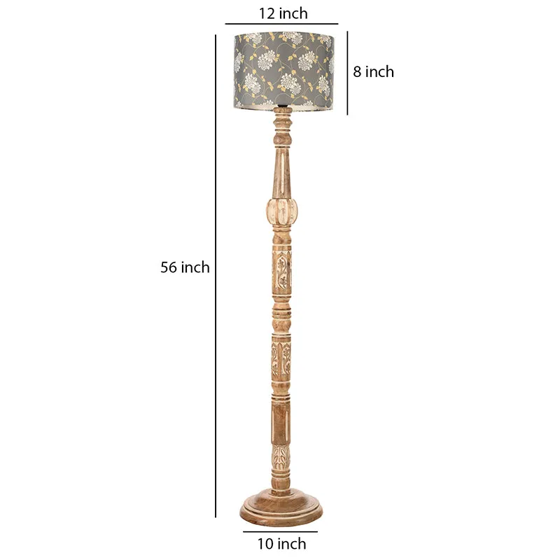 Arka Grey Floor Lamp media 5