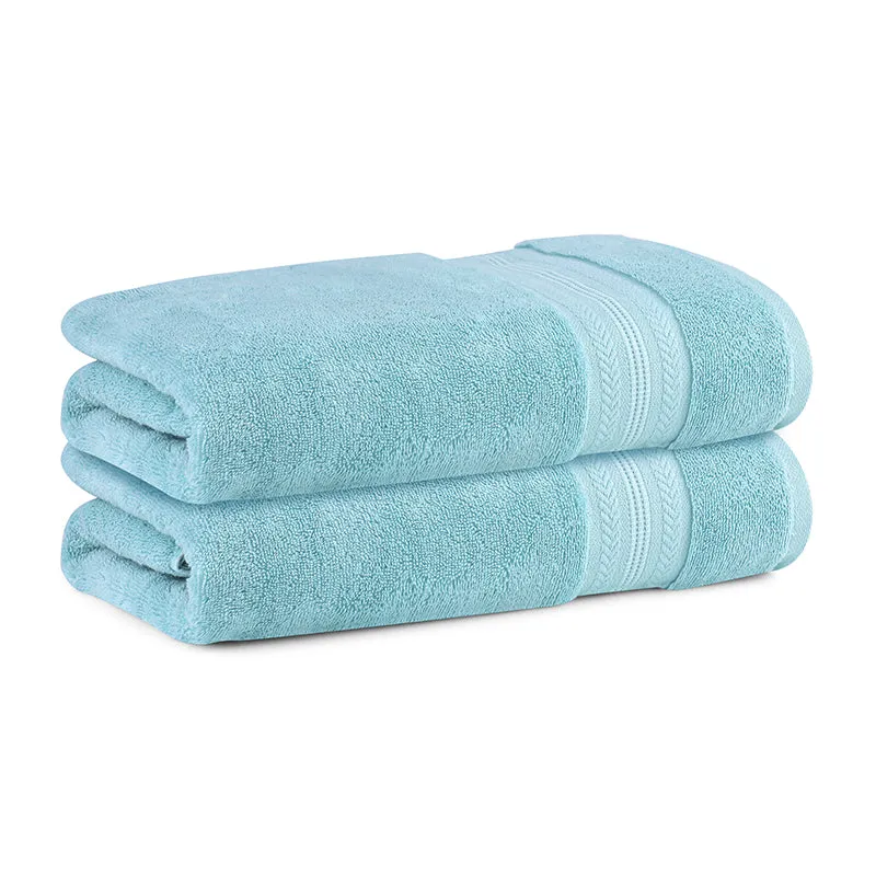 Reign Bath Towel (Blue) - Set Of Two media 3