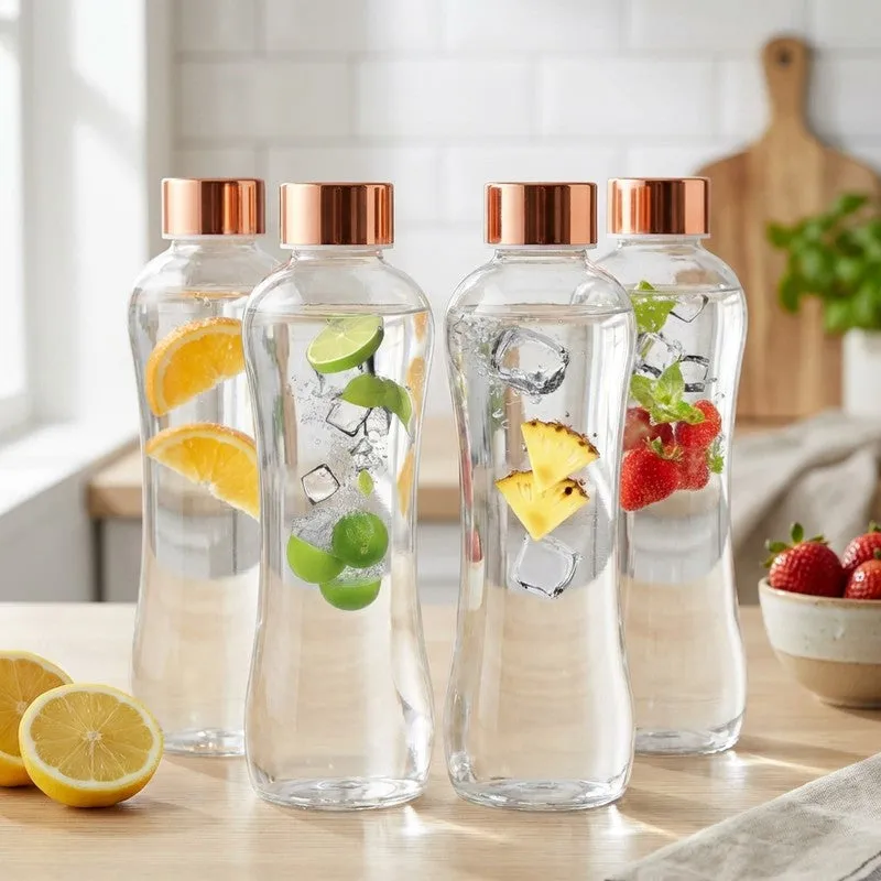 Rioware GoHydra Water Bottle (Green, Brown, 1000 mL Each) - Set Of Four media 1