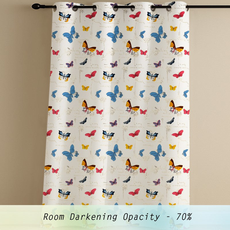 FlutterJoy Cotton Curtains - Set Of Two media 3