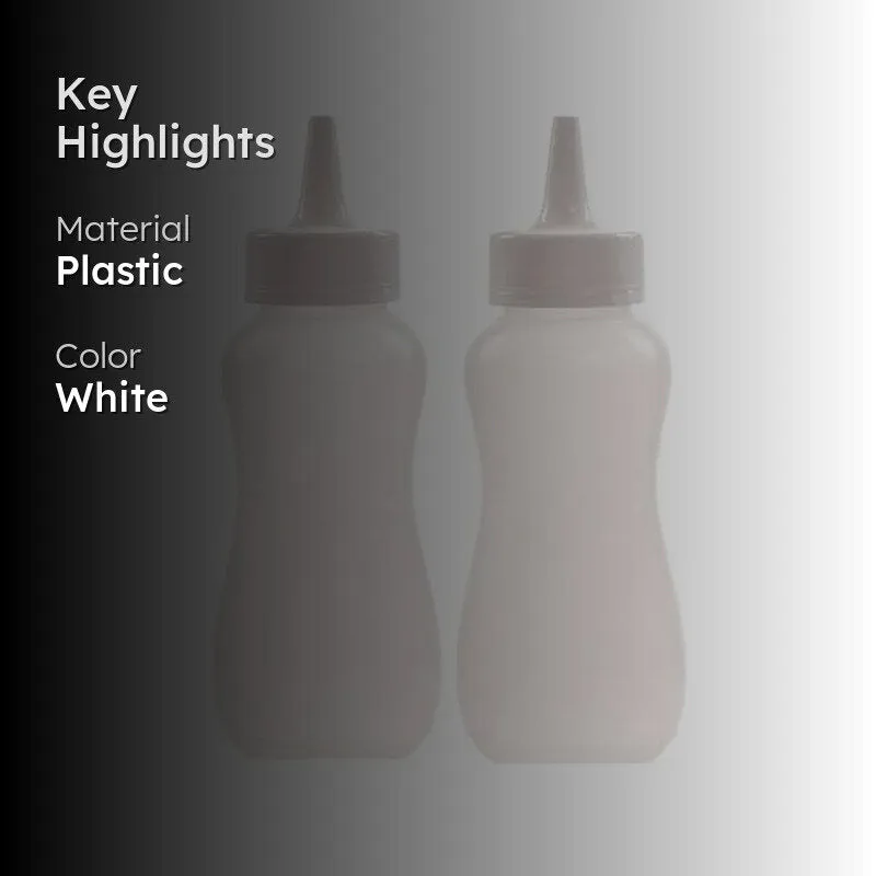 Clyda Sauce Bottle (White) - Set Of Two media 2