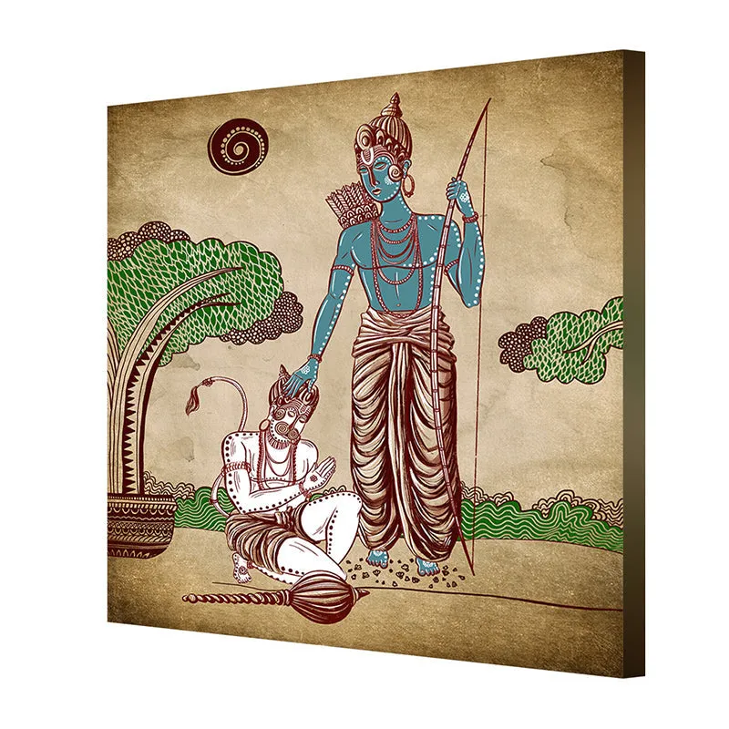Geeta Updesh By Krishna Wall Painting media 5