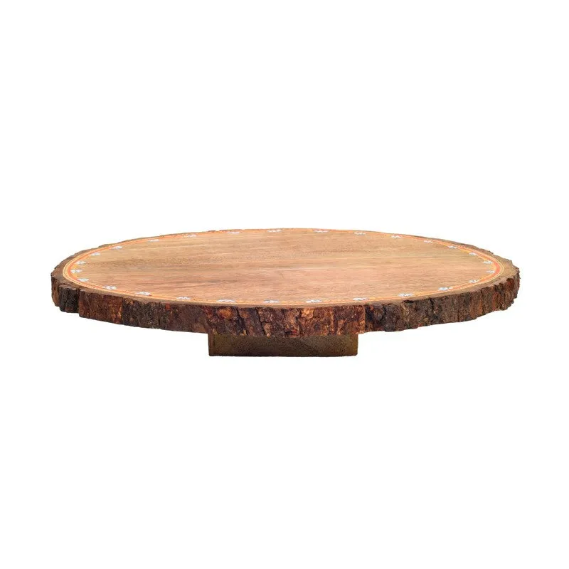 Valvric Mango Wood Cake Stand media 4