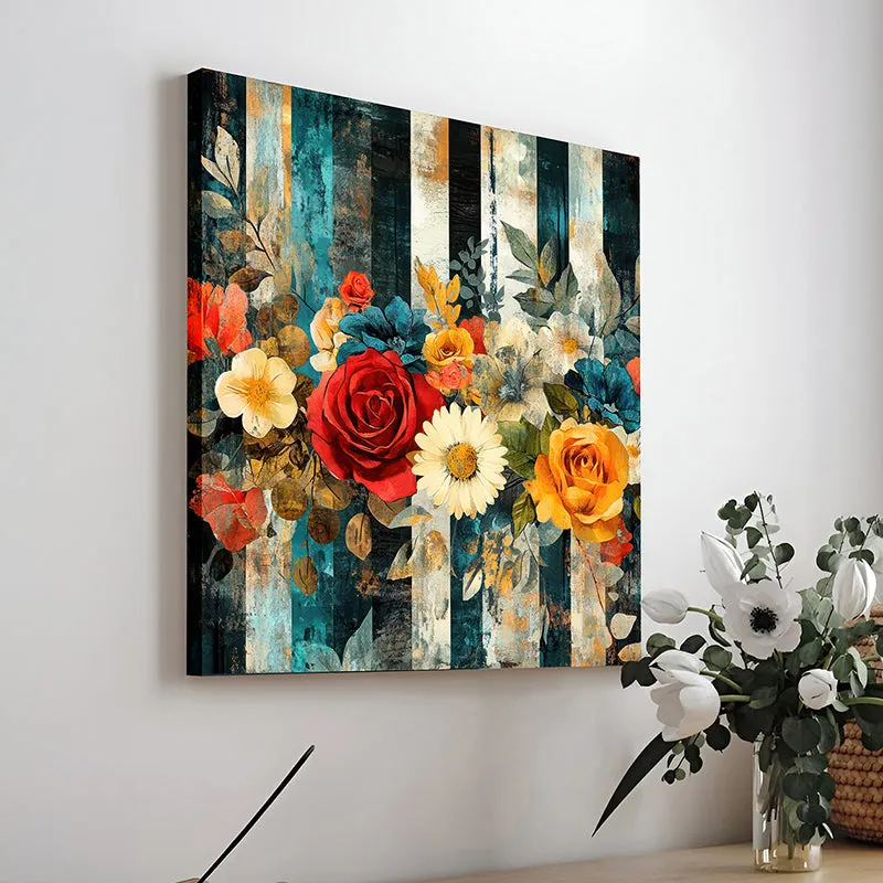 Floral Striations Wall Art media 3