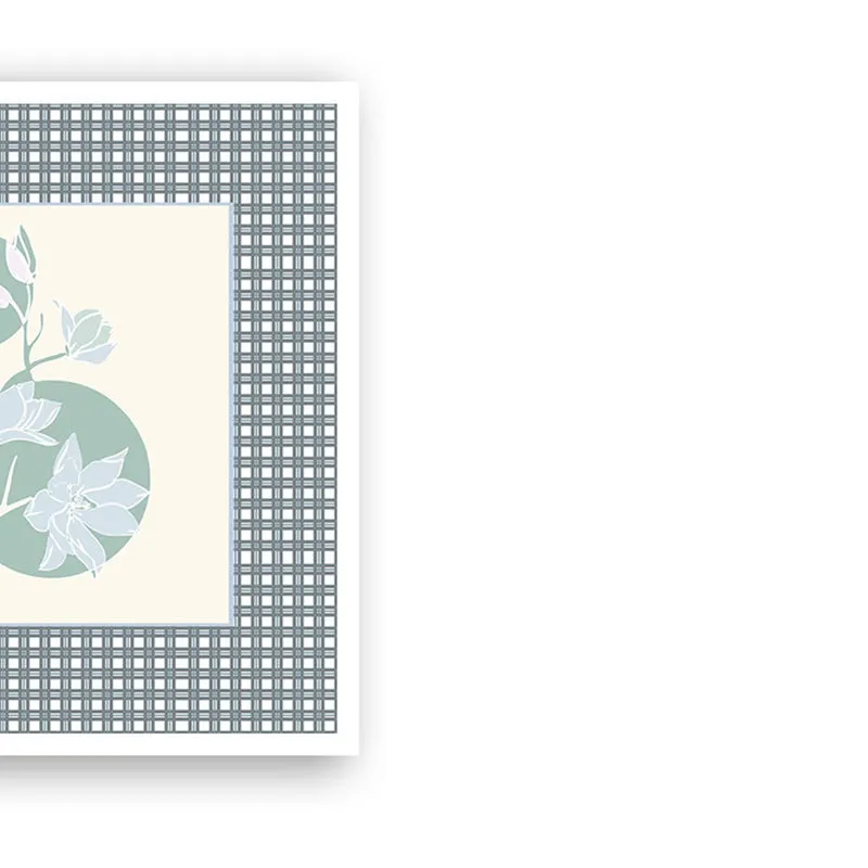 Circle Of Serene Wall Art with White Frame media 4