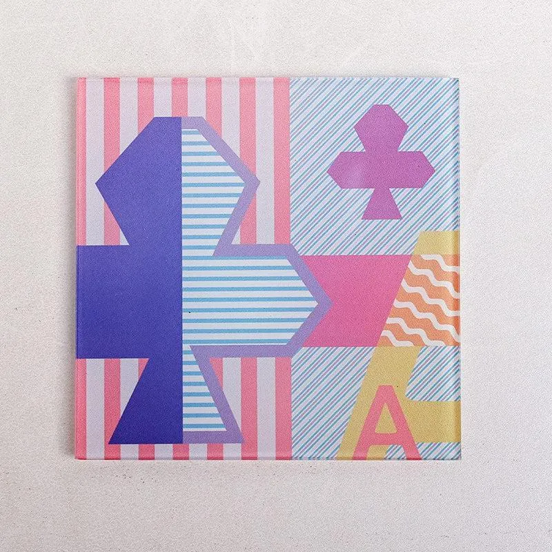 Royal Flush Glass Coaster (Pink) - Set Of Four media 3