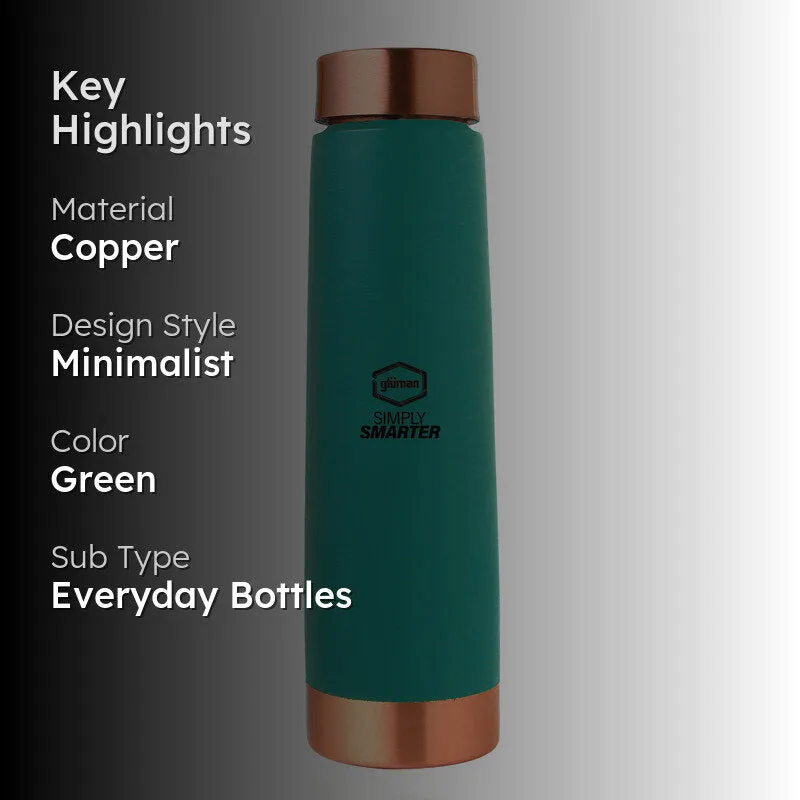Lexo Copper Water Bottle (Teal) - 950 mL media 2
