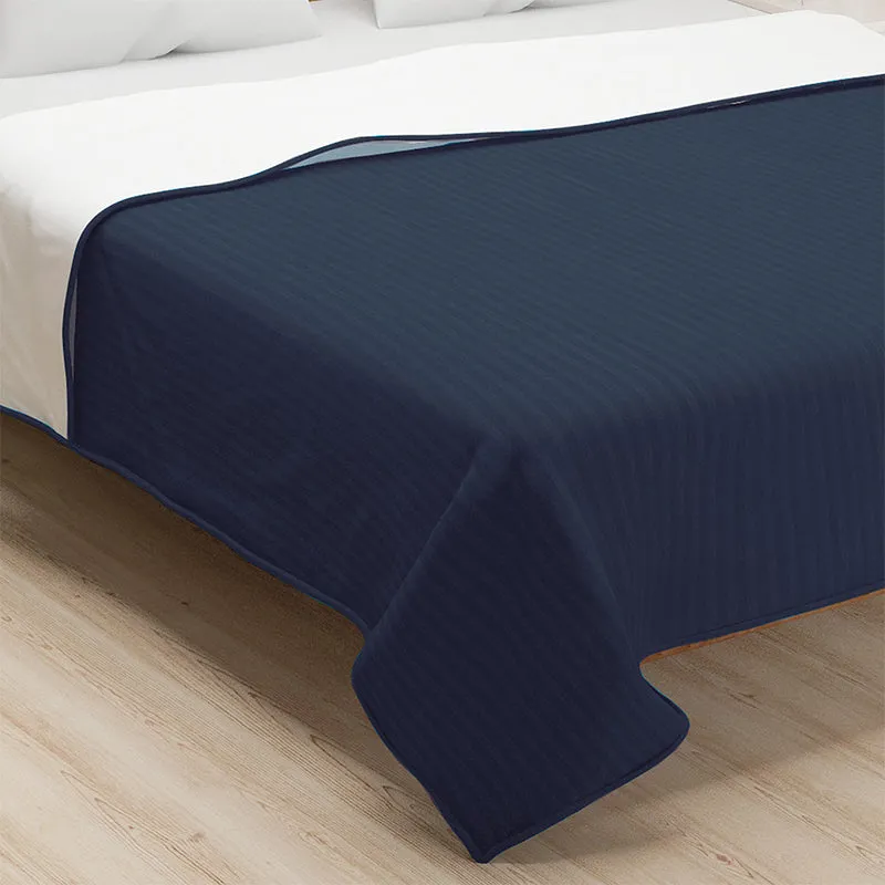 Swayam Zinni Solid Cotton Dohar (Black) - 110 GSM media 5
