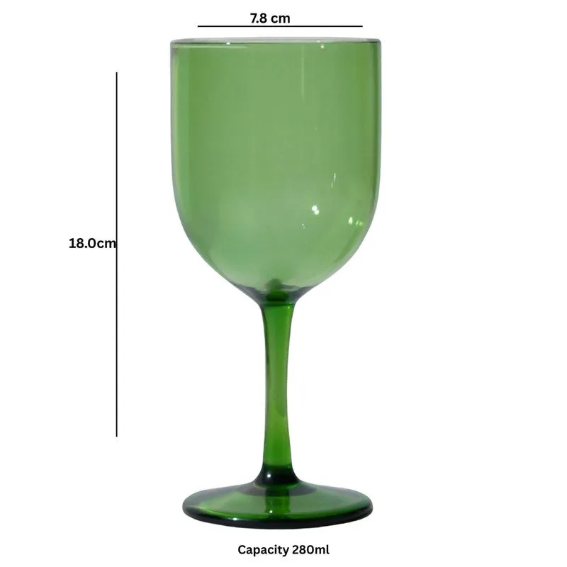 Ocean Mist Goblet Glasses(280 mL) - Set Of Four media 5