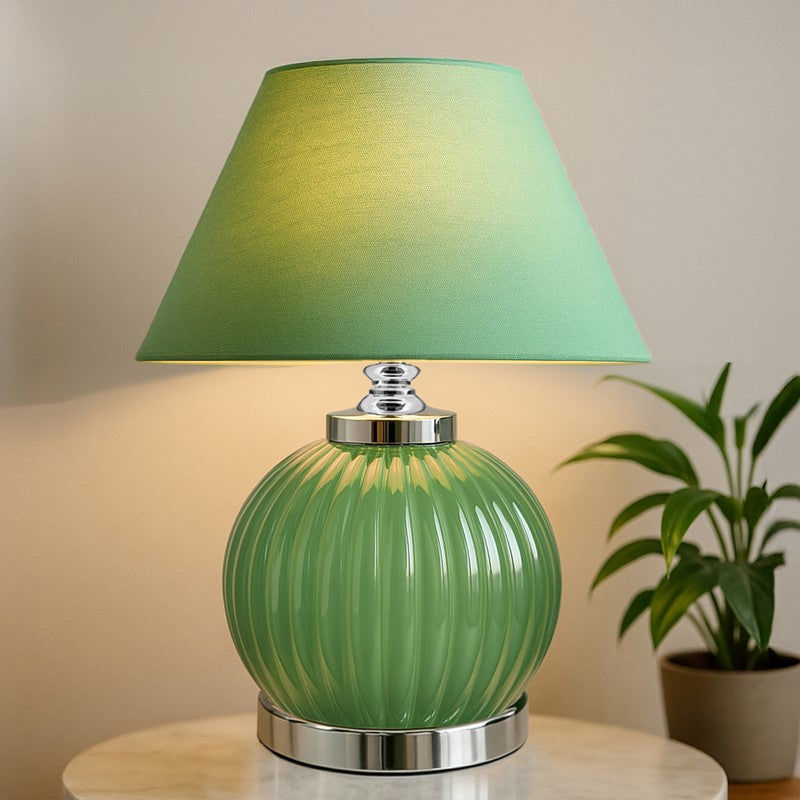 Glacera Glow Glass Table Lamp - Green