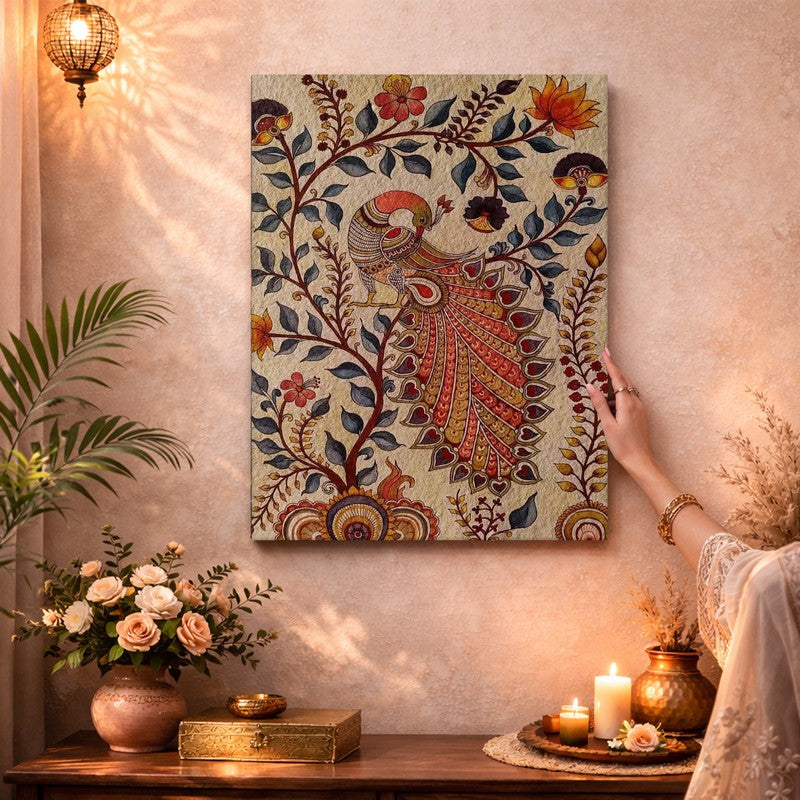 Peacock Constellation Canvas Wall Art & Paintings media 3