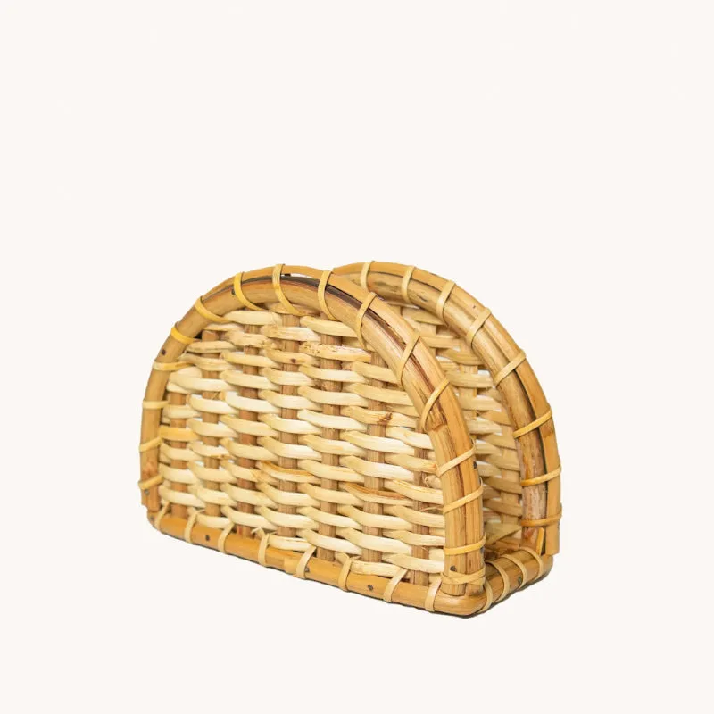 Vrita Rattan Napkin Holder media 3