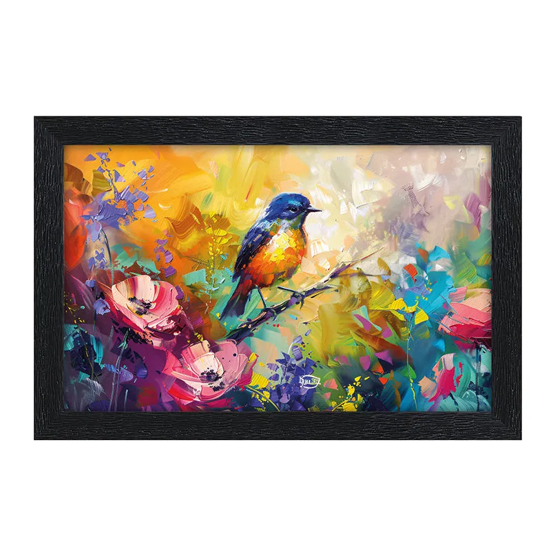 Painted Birdie Wall Painting media 5