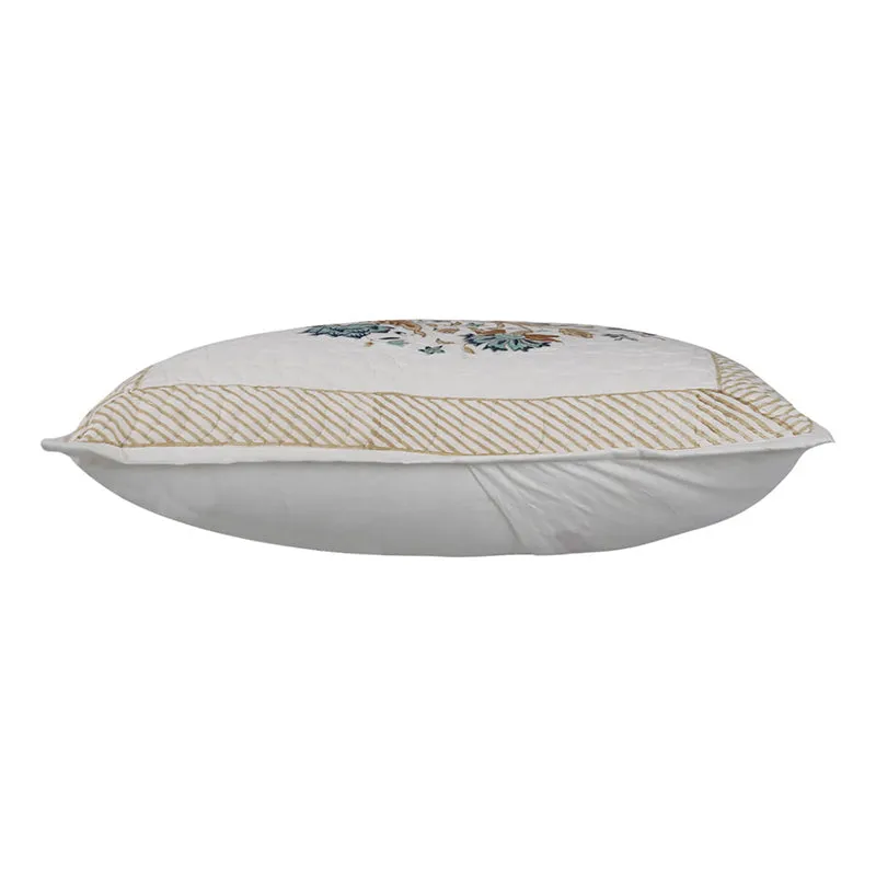 India Circus Night's Jasmine Printed Cotton Cushion Cover - Set Of Two media 7