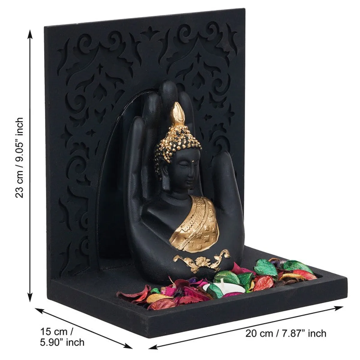 Zen Sanctuary Buddha Tea Light Candle Holders - 11
