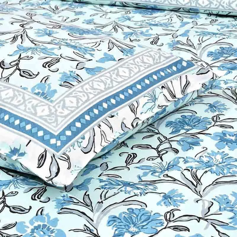 Motif Mania Jaipuri Cotton Bedsheet - 144 TC media 1