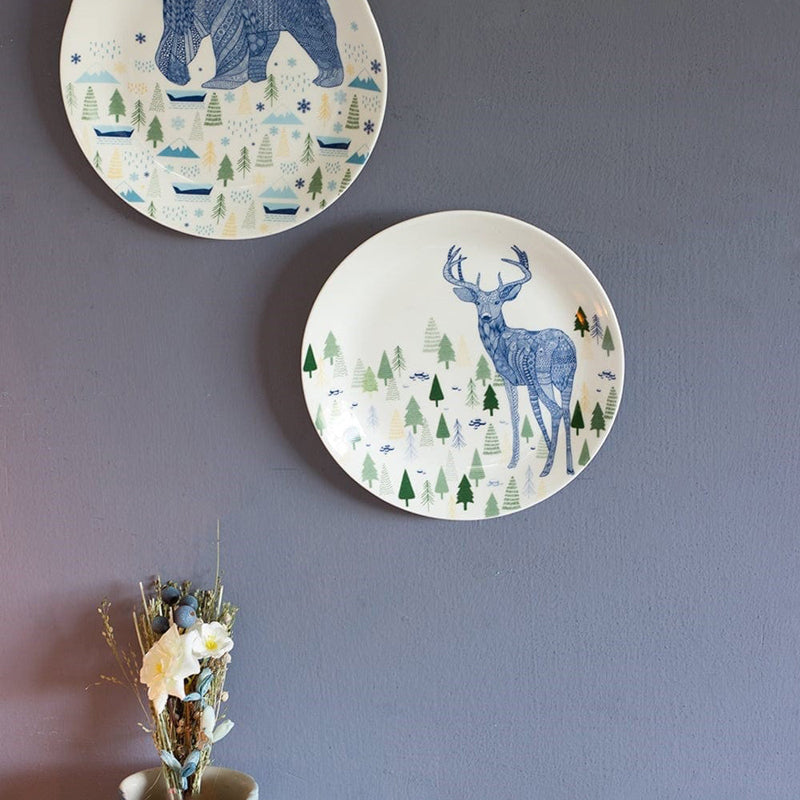 Illustrative Animals Wall Plate - Set Of Five media 4