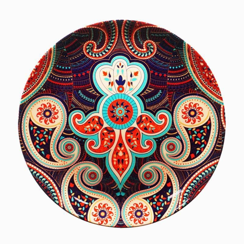 August Paisley Decorative Plate media 6