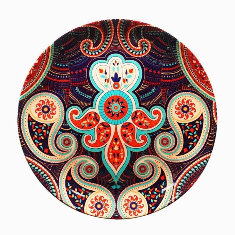 August Paisley Decorative Plate media 6