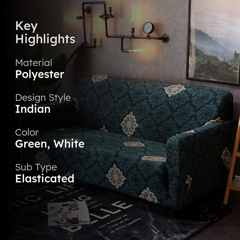 Arcadia Printed Sofa Cover media 2