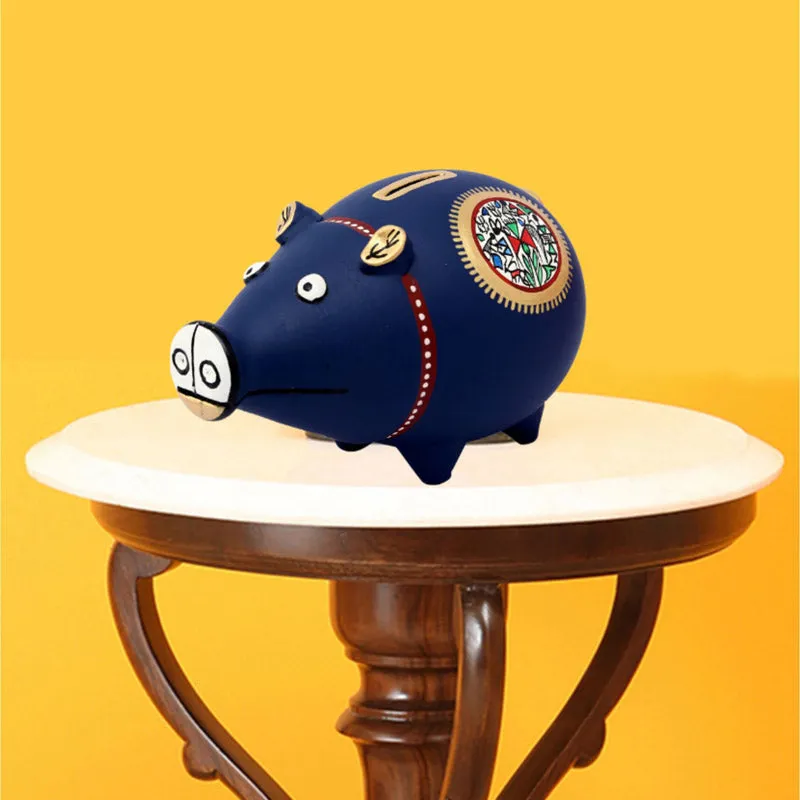 Cody Blue Piggy Bank media 1