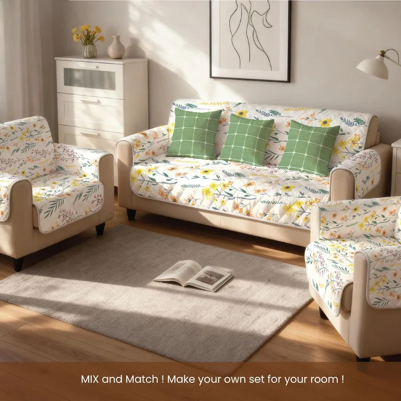 Urban Space Floral Sofa Cover media 3