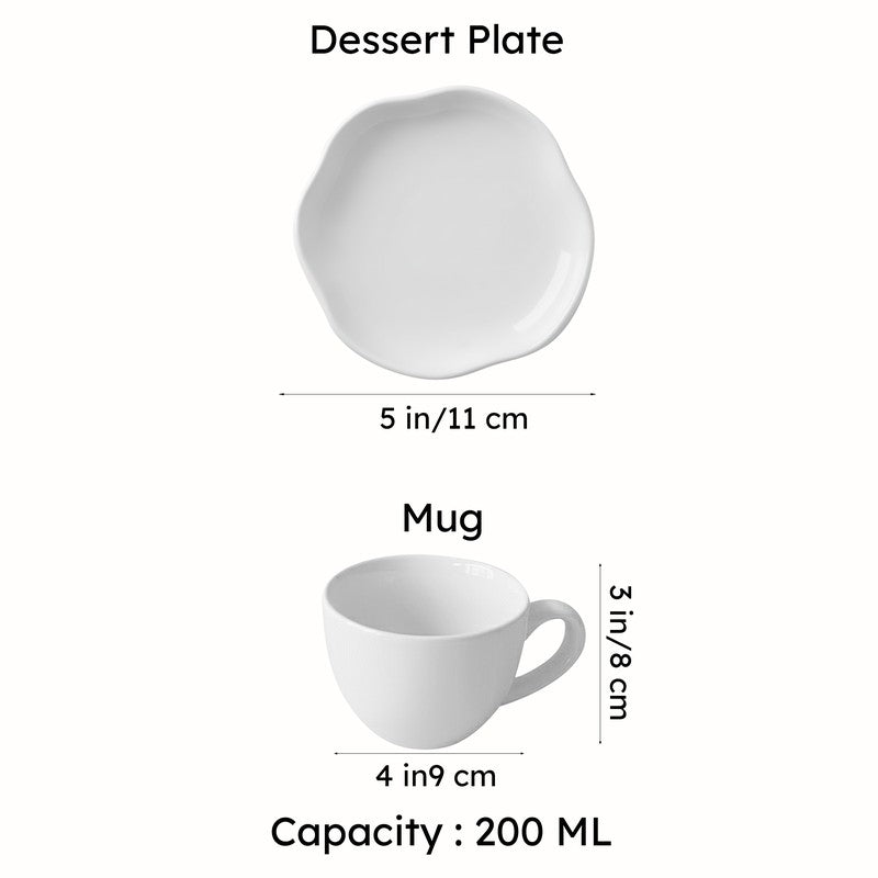 Evil Eye Glaze Cup & Saucer (200 ML) - Two Piece Set media 7