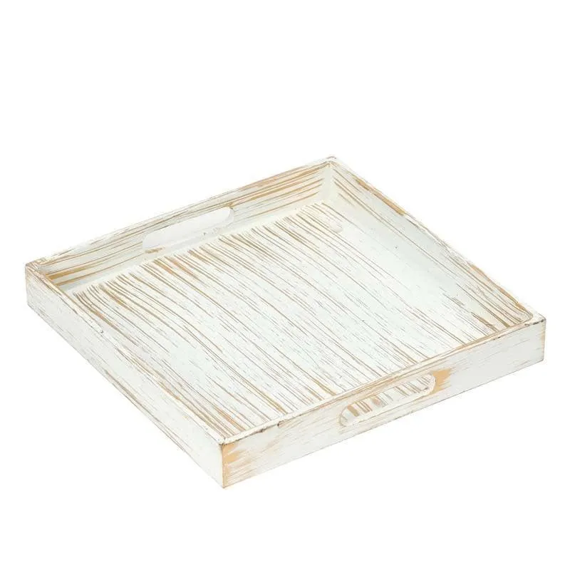 Pristine Preto Serving Tray (White) - Small media 3