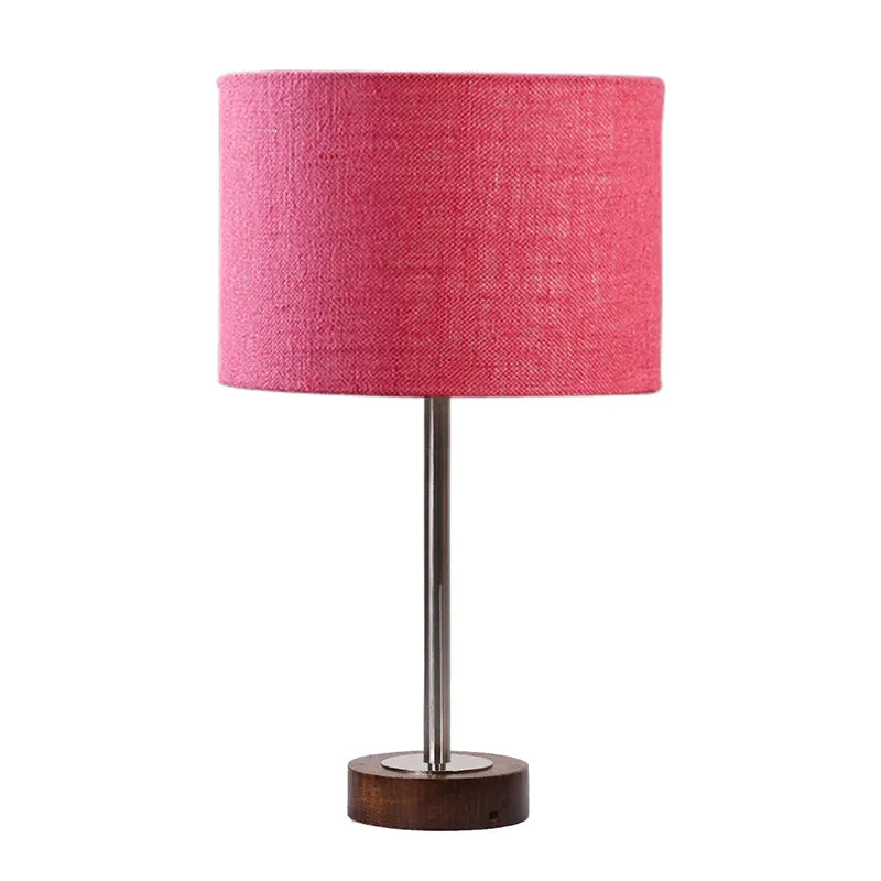 Sienna I Rodin Wooden Table Lamp - Pink,Silver,Brown media 4