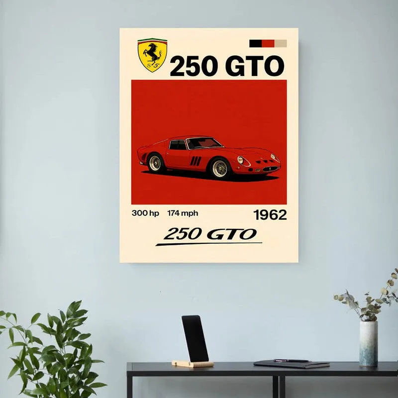 Ferrari 250 GTO Wall Poster media 3