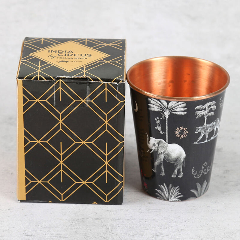 India Circus Fauna Copper Tumbler media 4