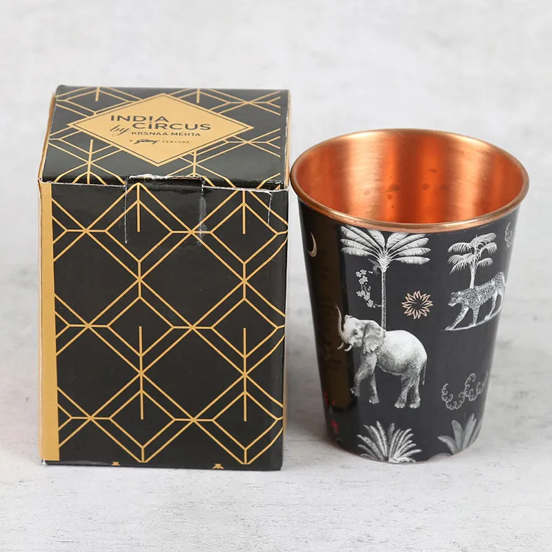 India Circus Fauna Copper Tumbler media 4