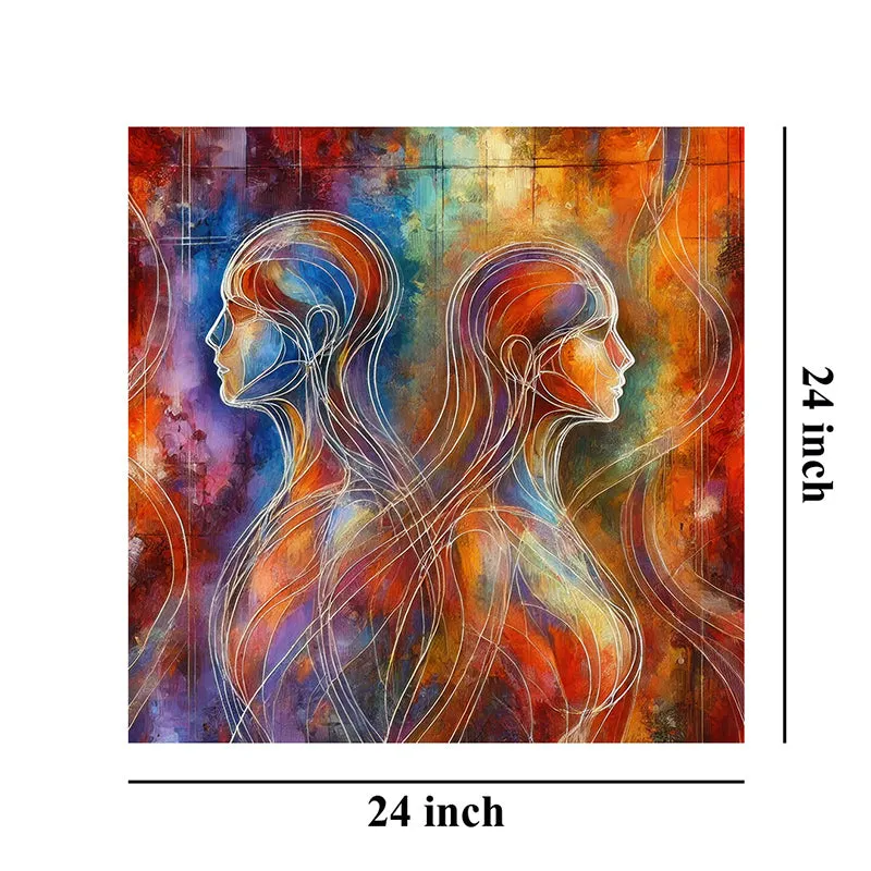 Twiny Women Wall Painting media 8