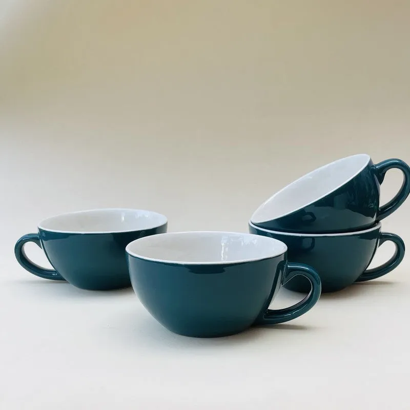 Royal Ceramic Coffee Mug (320 mL Each) - Set Of Four media 7