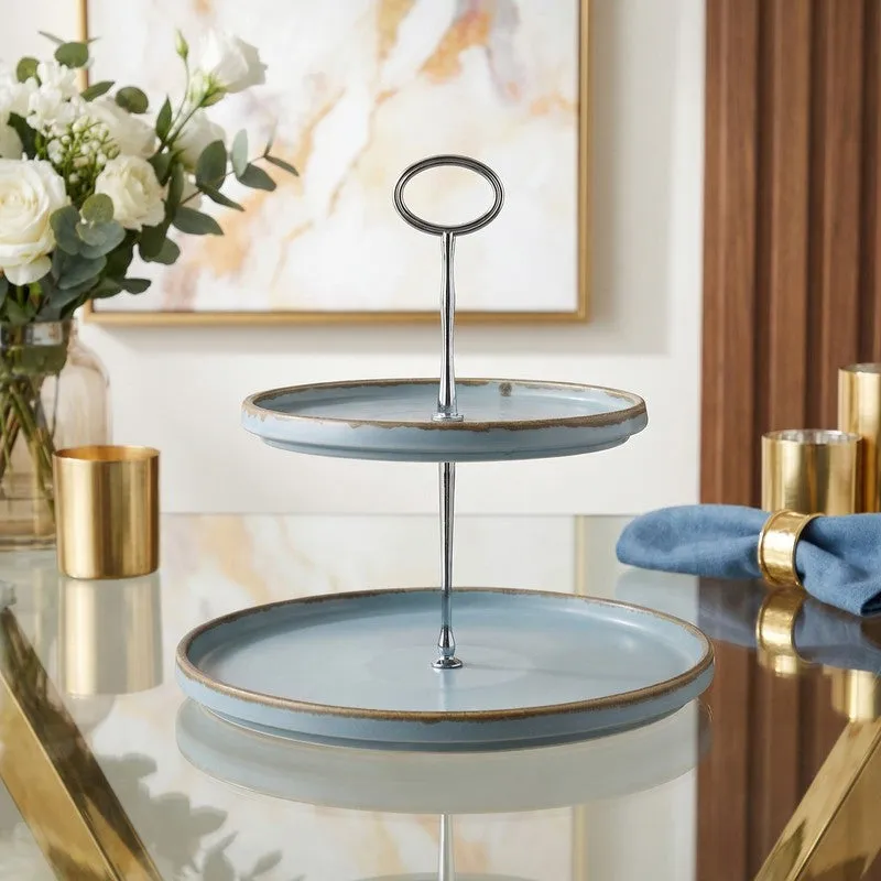 Luxe Serve Porcelain Platter - Set Of Two media 1