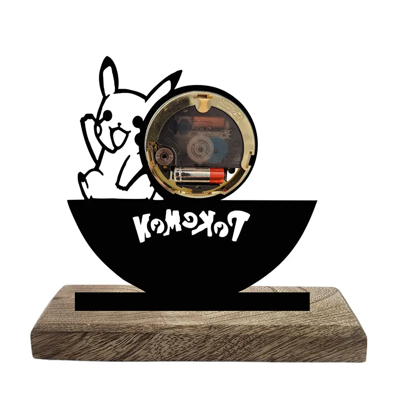 Pokemon Noir Analog Table Clock media 3