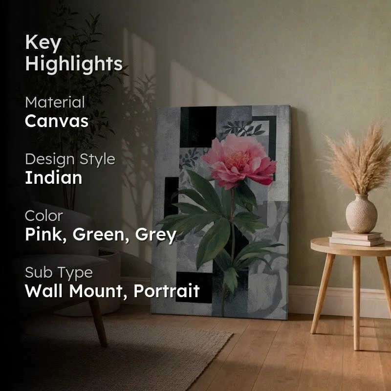 Petaline Flower Canvas Wall Art media 2