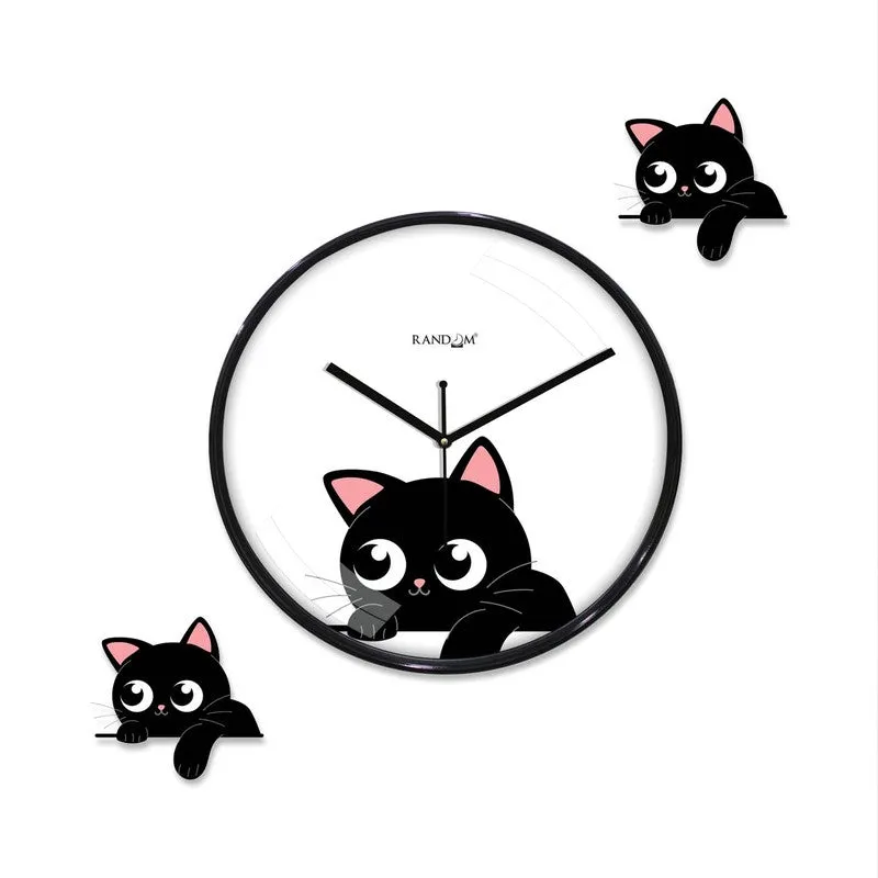Meow Tick Wall Clock media 3